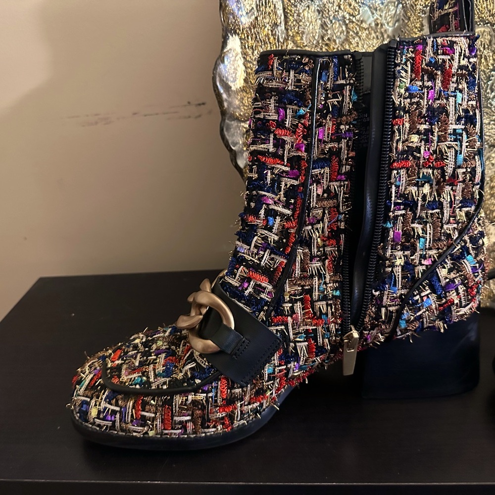 These are a pair of ankle boots